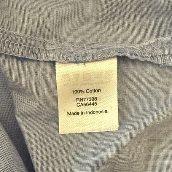 J. Crew Sky Blue Blouse with Ruffled Sleeves - Picture 8 of 12